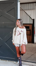 Load image into Gallery viewer, Embroidered Duck Pullover - Cashew