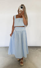 Load image into Gallery viewer, Delaney Gingham Skirt Set (FINAL SALE)