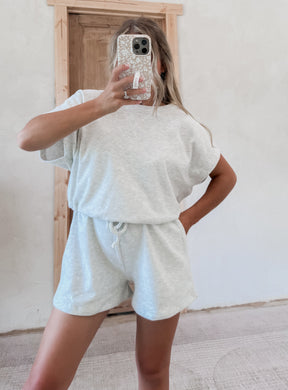 Open Path H. Grey Romper