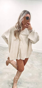 Memory Lane Oversized Top