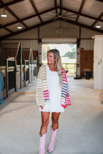 Load image into Gallery viewer, Sugar Rush Chunky Multi Stripe Knit Cardigan