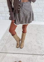 Load image into Gallery viewer, To The Stables Plaid Mini Skirt