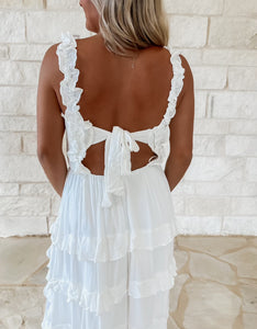 On The Coast Ruffle Tiered Maxi (FINAL SALE)