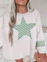 Load image into Gallery viewer, Lost In The Stars Patch Washed Terry Tunic - Mushroom