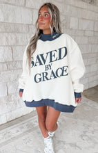 Load image into Gallery viewer, Saved By Grace Puff Print Mock Neck