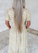 Load image into Gallery viewer, Tea For Two Floral Button Down Maxi Dress - Daffodil