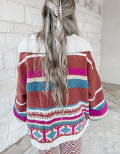 Load image into Gallery viewer, After Sunset Half Zip Pullover - brick
