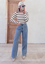 Load image into Gallery viewer, Willow Bow Waist Denim Jeans