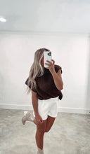 Load image into Gallery viewer, Fall Festival Brown Sweater Top