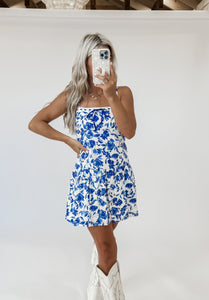 Blue Skies Mini Dress