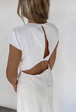 Load image into Gallery viewer, Let The Good In White Cutout Midi Dress