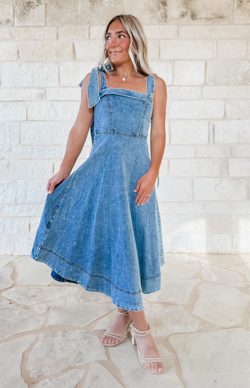 Summer Of Love Denim Midi