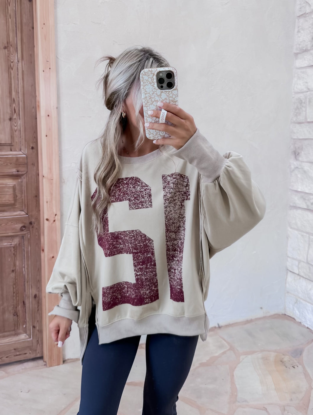 French Terry Oversized sweatshirt