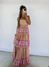 Load image into Gallery viewer, Barbados Night Cutout Tiered Maxi