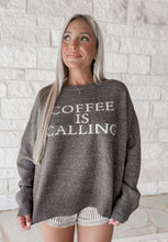 Load image into Gallery viewer, Coffee Is Calling Sweater