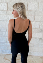 Load image into Gallery viewer, On The Go Black Jumpsuit