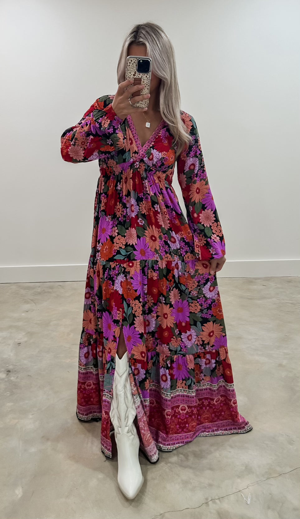 Time For You Floral Maxi