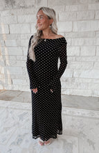 Load image into Gallery viewer, Mila Polka Dot Mesh Dress