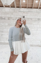 Load image into Gallery viewer, For The Long Haul Peplum Hem Sweater (FINAL SALE)