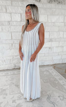 Load image into Gallery viewer, Boardwalk Breeze Sleeveless Stripe Knit Midi