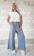 Load image into Gallery viewer, Just Winging It Terry Washed Sweatpants - Ash