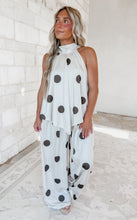 Load image into Gallery viewer, Spot On Style Polka Dot High Neck Sleeveless Top &amp; Barrel Pant Set