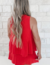 Load image into Gallery viewer, Feels Like Fall Ribbed Sweater Vest w/ Flare Detail &amp; Mini Skirt Set