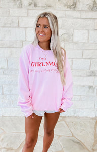 Girl Mom Feelings Sweatshirt (tat 1 week gildan)