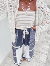 Load image into Gallery viewer, Watch The Sun Set Crochet Cardigan - Natural