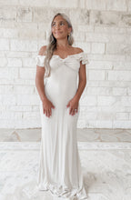 Load image into Gallery viewer, It’s My Moment Shimmer Ruffle Maxi - Champagne
