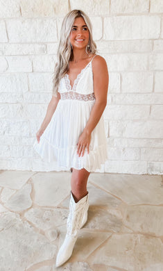 Georgia White Dress (FINAL SALE)