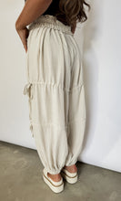 Load image into Gallery viewer, Thinking About It Balloon Linen Drawstring Pants - Natural