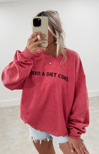 I need a Diet Coke pullover (1 week TAT)