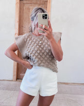 Load image into Gallery viewer, Retro Radiance Flutter Sleeve Sweater