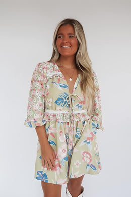 Feeling Free Floral Romper (FINAL SALE)