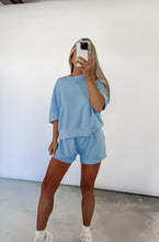 Load image into Gallery viewer, Weekends In Laguna Scuba Lounge Short Set - Denim Drift