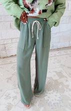 Load image into Gallery viewer, Gentle Breeze Olive Drawstring Pants