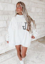 Load image into Gallery viewer, WWJD Embroidered Mockneck Sweatshirt