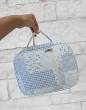 Load image into Gallery viewer, Miriam Blue Patchwork Bible Cover