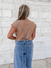 Load image into Gallery viewer, Comfy Girl Slouchy Denim Overalls (FINAL SALE)