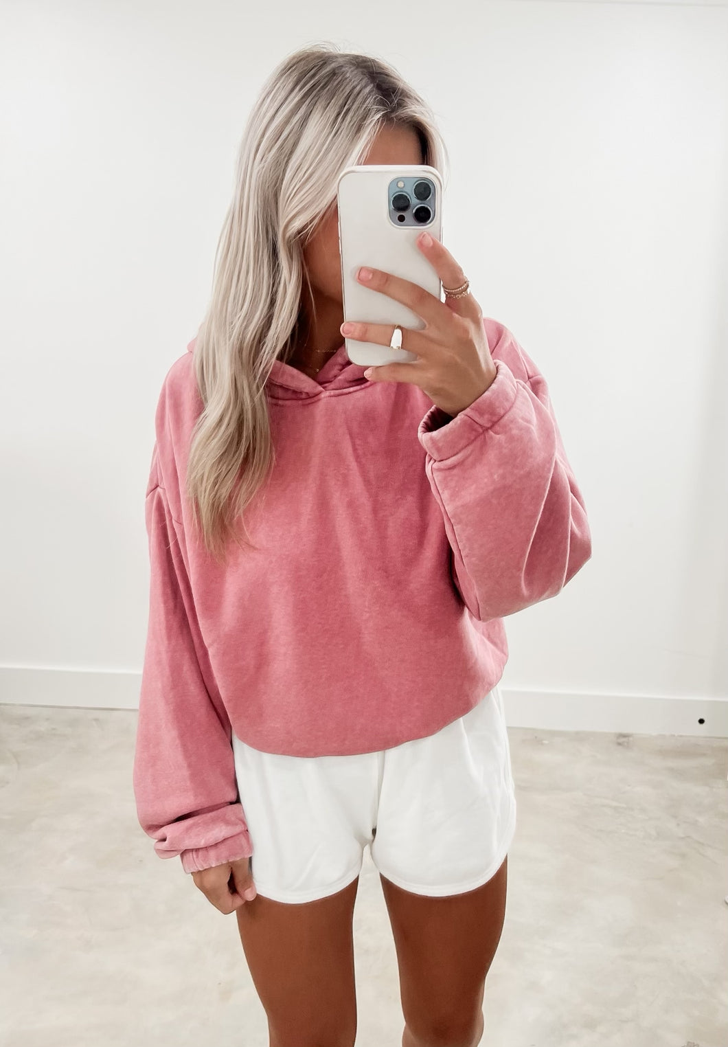 Gym Bound Cropped Hoodie