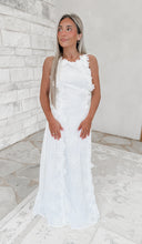 Load image into Gallery viewer, Pretty In Power Flower Embroidery Maxi Dress - White