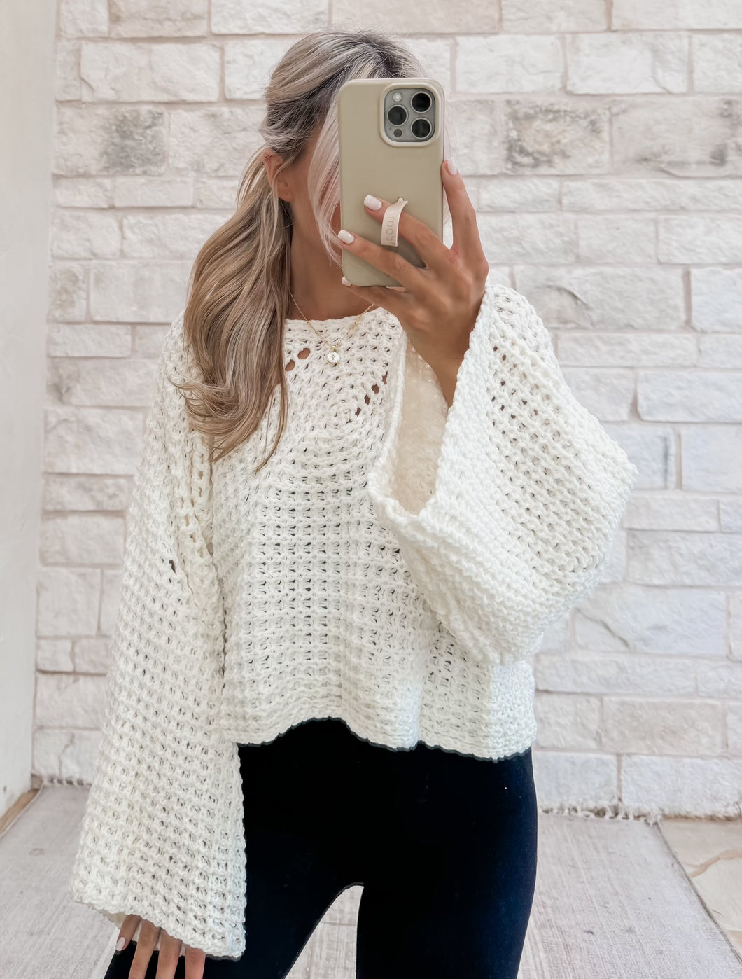 Serena Cream Sweater