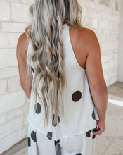Load image into Gallery viewer, Spot On Style Polka Dot High Neck Sleeveless Top &amp; Barrel Pant Set