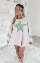 Load image into Gallery viewer, Lost In The Stars Patch Washed Terry Tunic - Mushroom