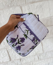 Load image into Gallery viewer, Iris Lavender Luxe Quilted Scalloped Bible Cover