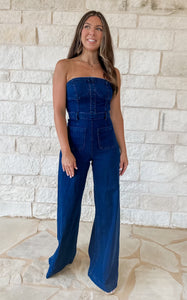 She’s A Winner Wide Leg Jumpsuit