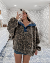 Load image into Gallery viewer, Whispered Warmth Paisley Chunky Sherpa Pullover (FINAL SALE)