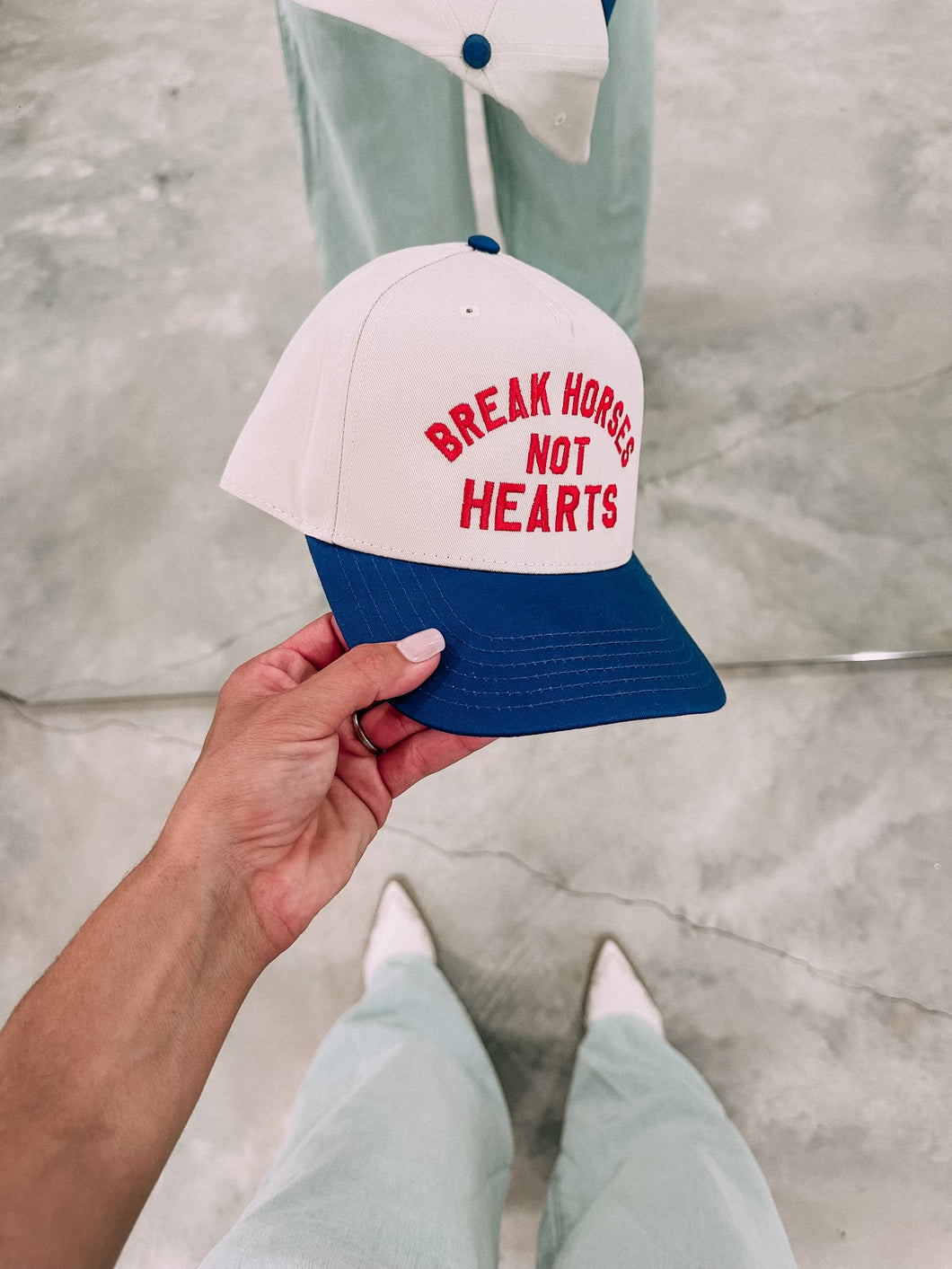 Break Horses Not Hearts Trucker Hat