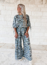 Load image into Gallery viewer, Do It For You Wide Leg Camo Jumpsuit
